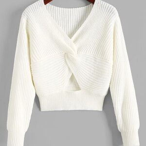 Women's Knotted Sweater